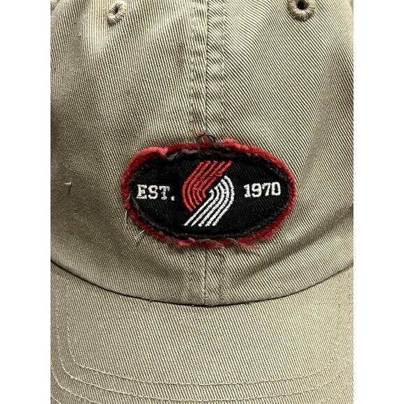 Vintage Twins Enterprise Beige NBA Portland TrailBlazers Fitted Hat Cap Size L - Picture 3 of 10